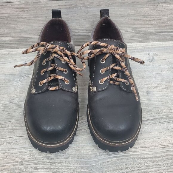 Vintage Skechers chunky leather low ankle lace up shoes - Picture 4 of 9